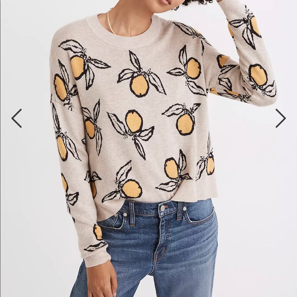 Madewell Tangerine Sweater